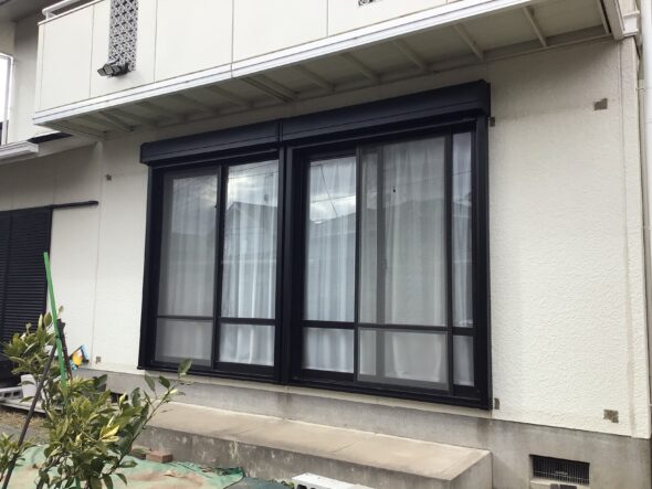 雨戸をシャッターへ変更！スムーズに進んだ理由は後付け雨戸だったこと　取手市桜ヶ丘　中古住宅　戸建て　リフォームイメージ04